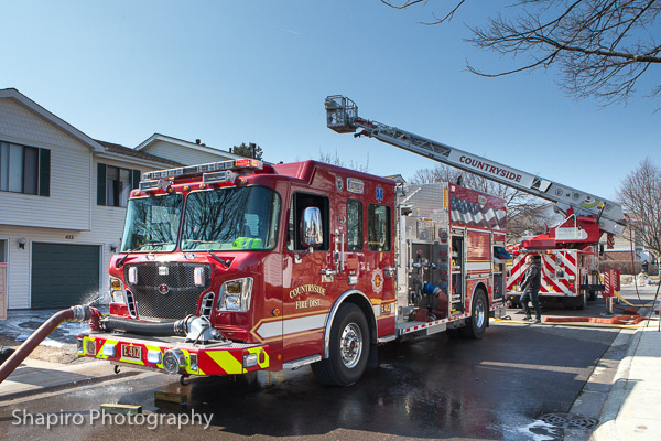 Vernon Hills townhouse fire 3-21-14 at  431 Tyler Curt Countryside FPD Larry Shapiro photography shapirophotography.net